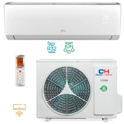 Кондиціонер тепловий насос Cooper&Hunter CH-S12FTXLA2-NG R32 Wi-Fi серія Arctic